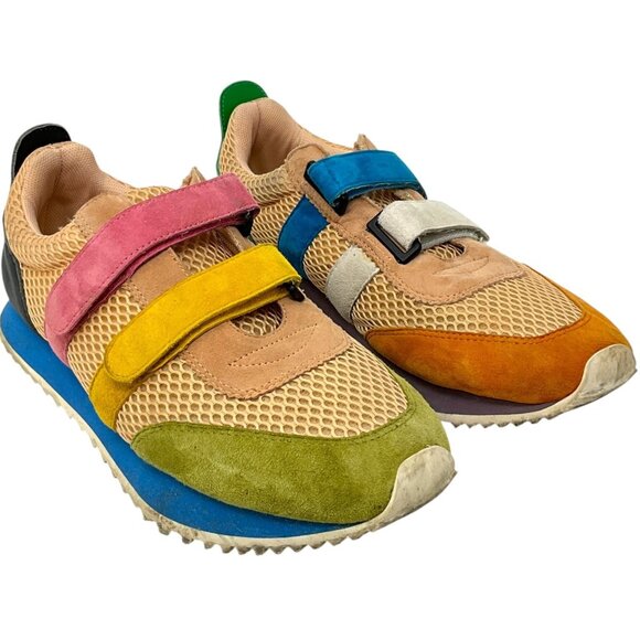 Charlotte Stone Shoes - Charlotte Stone Conway Retro Mismatch Sneaker Casita US Size 10 Colorful Women